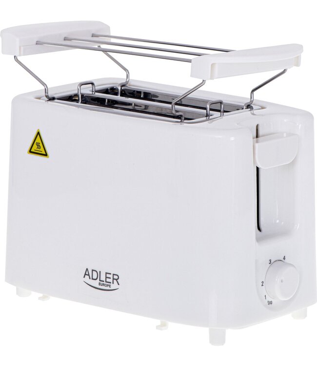 Adler Broodrooster - toaster - Wit