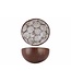Noya Cocosbowl - Schaal/Kom kokosnoot - dia.14cm - Black/Eggshell