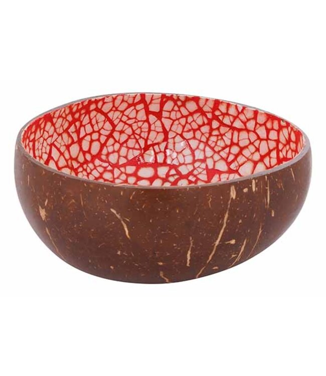 Noya Cocosbowl - Schaal/Kom kokosnoot - dia.14cm - Red Eggshell