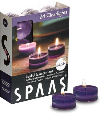 Spaas  Geurtheelichten - 24 stuks - Joyful Excitement