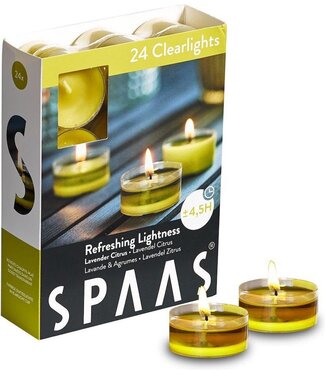 Spaas  Geurtheelichten - 24 stuks - Refreshing Lightness