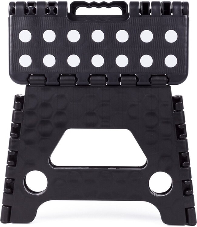 Benson Keukentrapje - Opstapje - Opvouwbaar - Zwart /Wit - tot 80 kg