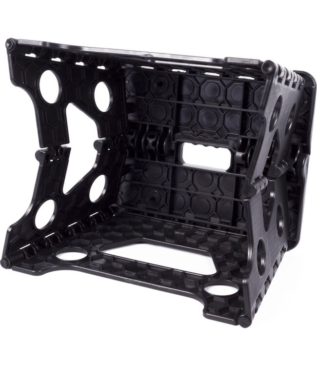 Benson Keukentrapje - Opstapje - Opvouwbaar - Zwart /Wit - tot 80 kg