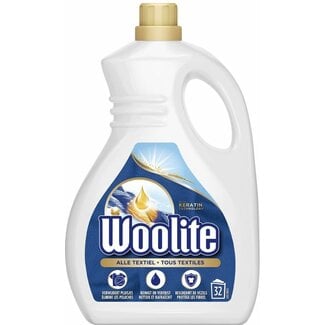 Woolite Alle Textiel Wasmiddel met Keratine - 32 Wasbeurten - 1.9 L