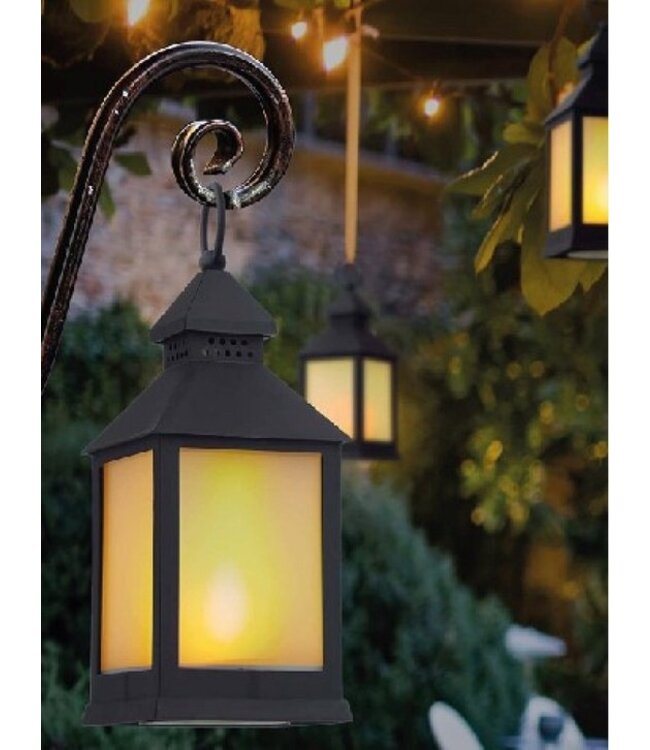 Benson Led lantaarn Flame effect - 12 leds