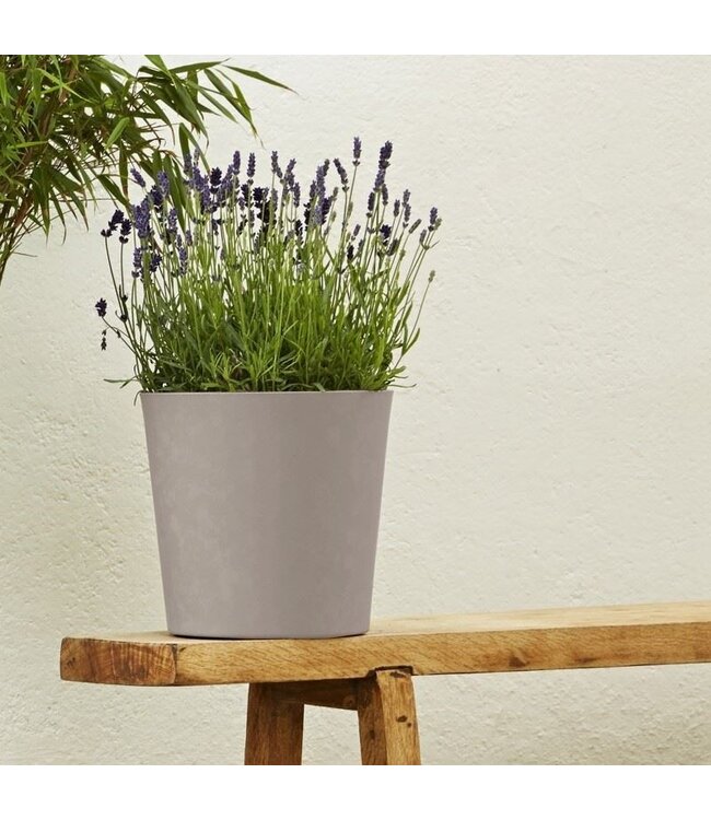 EDA Bloempot - dia.25H24cm - konisch - Element - Wit