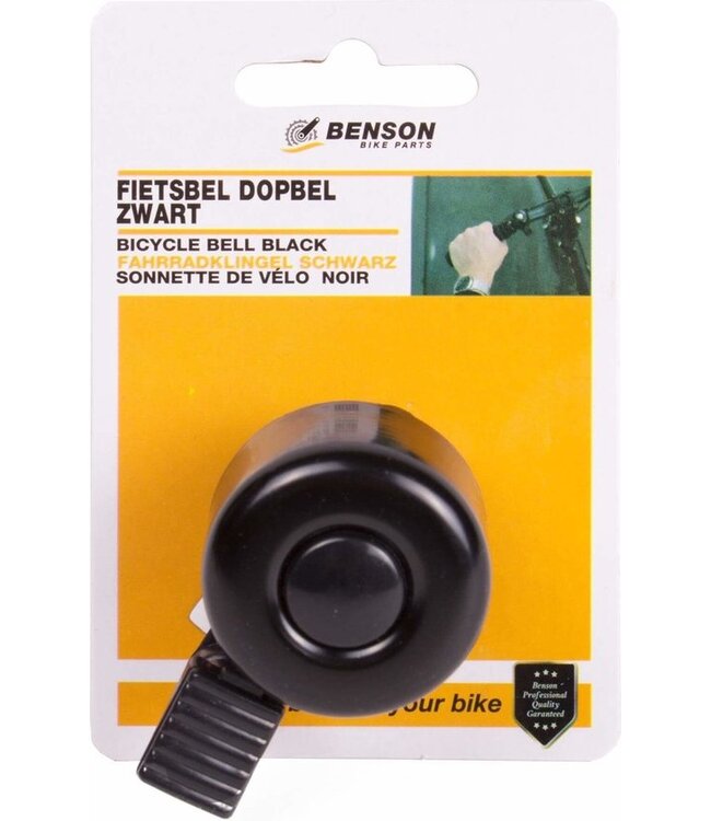 Benson Fietsbel Dopbel - Compact - Zwart