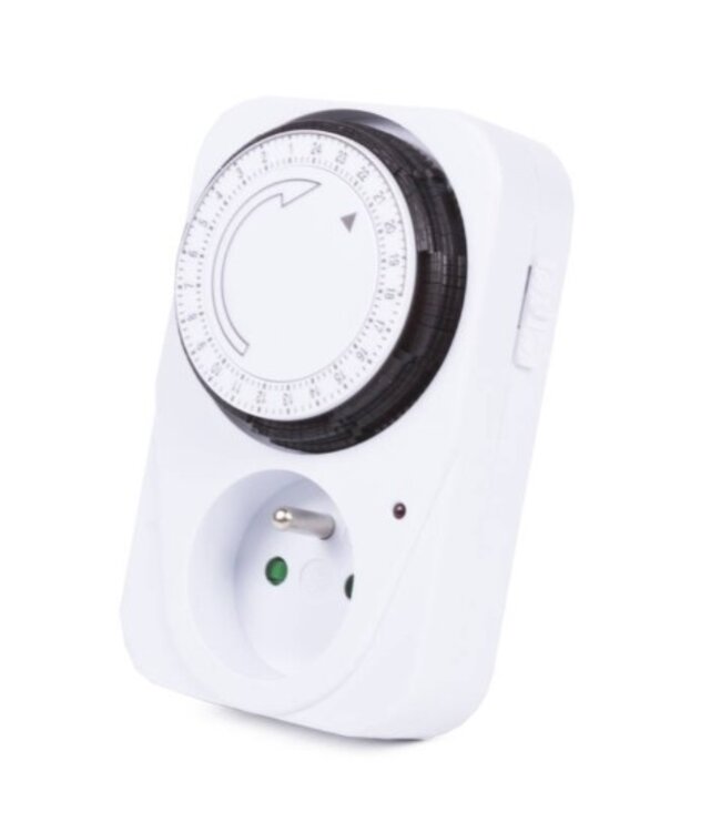 Bellson Stopcontact Penaarde Analoge Schakelklok - Timer / 24 Uurs