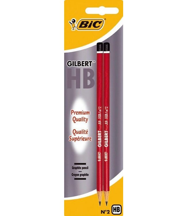 Bic Grafietpotlood - Gilbert - set van 2 - HB n°2