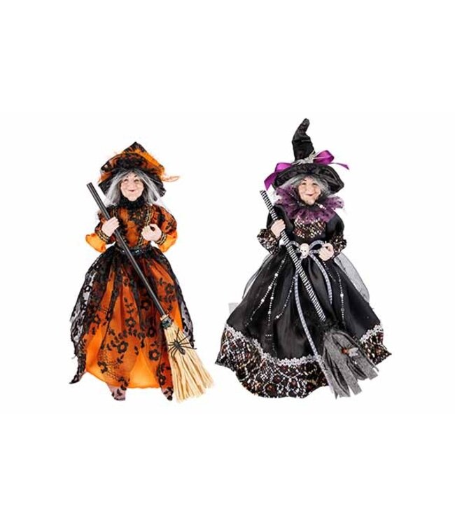 Cosy @ Home Staande Heks - H35cm - Polyester