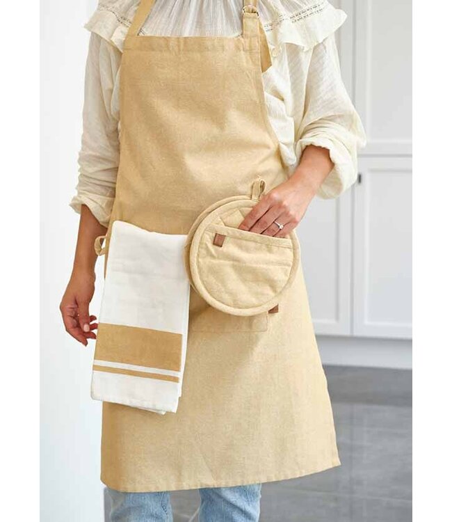Cosy & Trendy Keukenschort - Amber Gold - Stoff