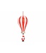 Cosy @ Home Hanger - kerstman in ballon - rood/wit - dia.8H18cm - PVC