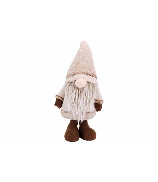 Cosy @ Home Santa - fat nose - 21x15H50cm - beige - textiel