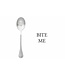 One message spoon Lepel - 15cm - Bite me