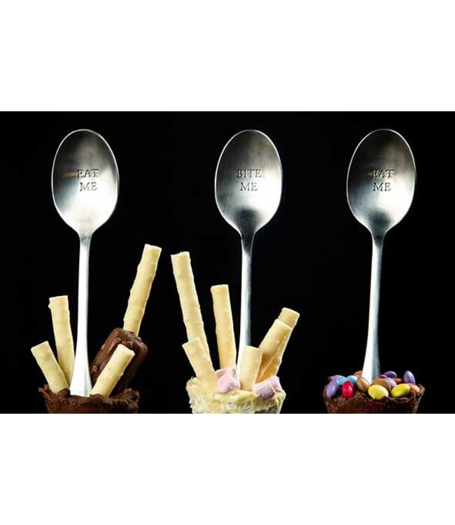 One message spoon Lepel - 15cm - Bite me