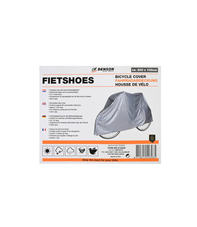 Benson Fietshoes - 200x100cm