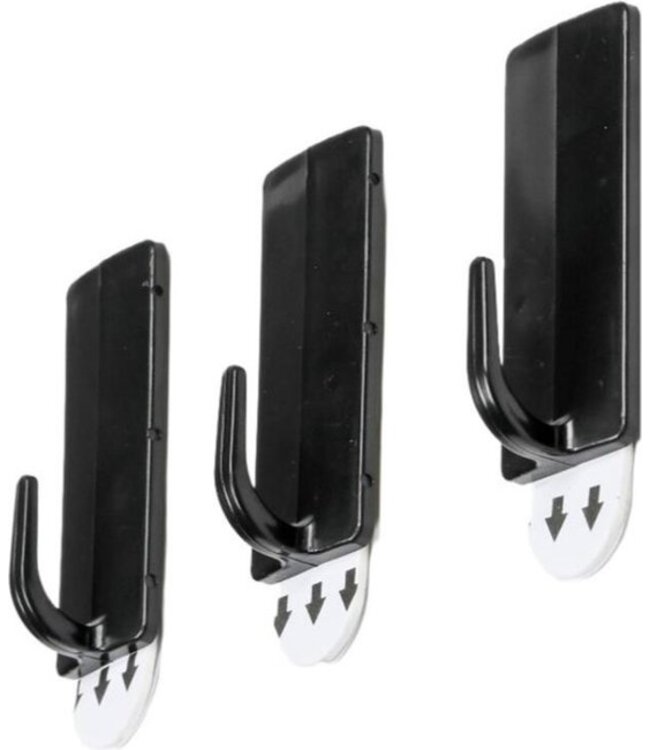 Benson Haak - zelfklevend - verwijderbaar - 3 delig