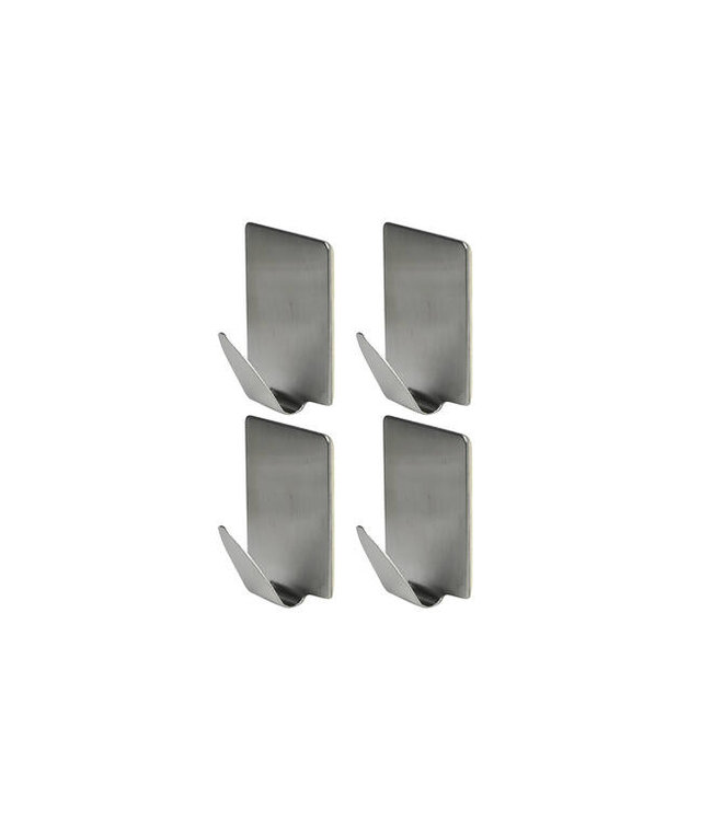 Benson Handdoekhaak - RVS - 4 stuks