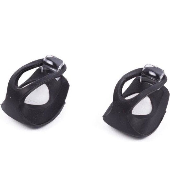 Benson Fietsverlichtingset rood/wit siliconen