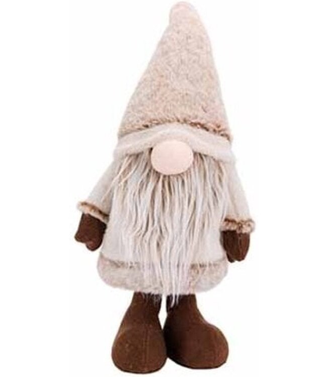 Cosy @ Home Santa - fat nose - 21x15H50cm - beige - textiel