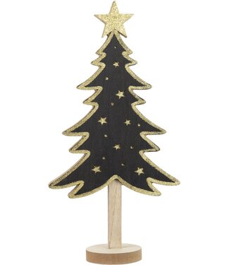 Cosy @ Home Kerstboom golden stars H36cm