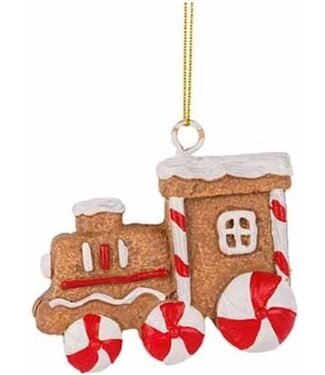 Cosy @ Home Hanger - Trein - cookie - H6cm