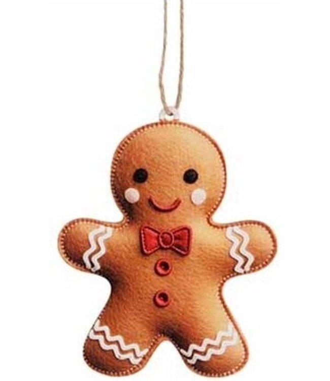 Cosy @ Home Hanger - Cookie - bruin - 10x13cm