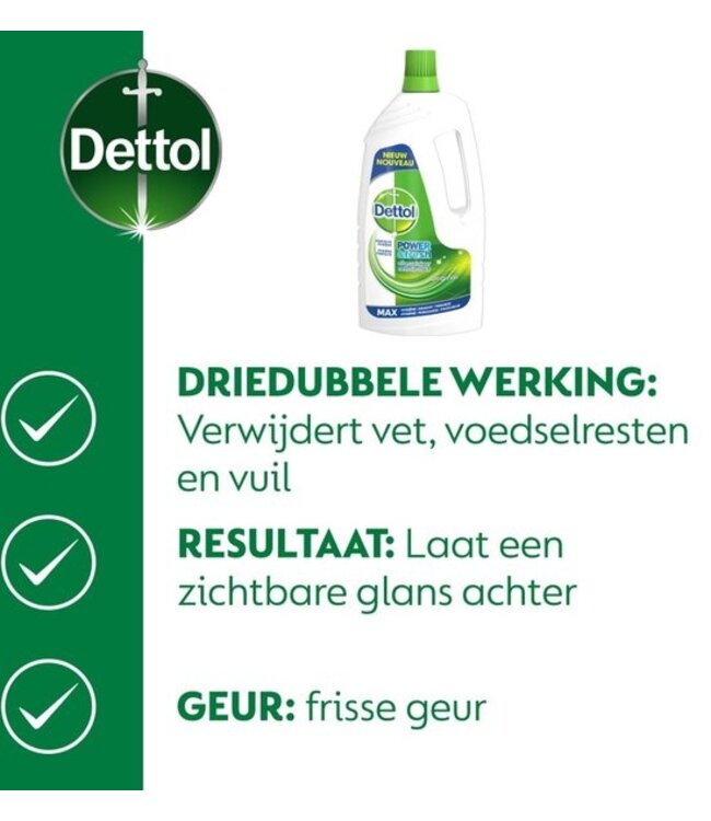 Dettol Allesreiniger - Power&Fresh - Original - 1,5L