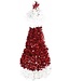 Cosy @ Home Hanger Reuze Kerstmuts - H90cm - Rood/wit