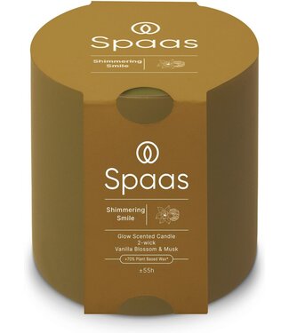 Spaas  Geurkaars in glas - 2 wiek - Shimmering Smile