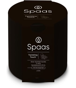 Spaas  Geurkaars in glas - 2 wiek - Twinkling Toch