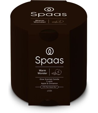 Spaas  Geurkaars in glas - 2 wiek - Warm Wonder