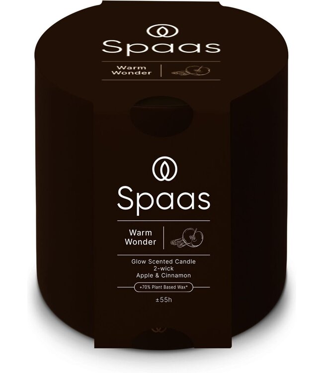 Spaas  Geurkaars in glas - 2 wiek - Warm Wonder