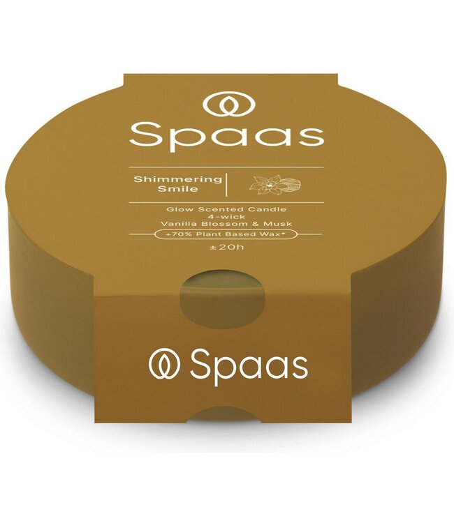 Spaas  Geurkaars in glas - 4 wiek - Shimmering Smile