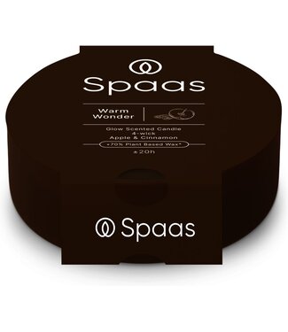 Spaas  Geurkaars in glas - 4 wiek - Warm Wonder