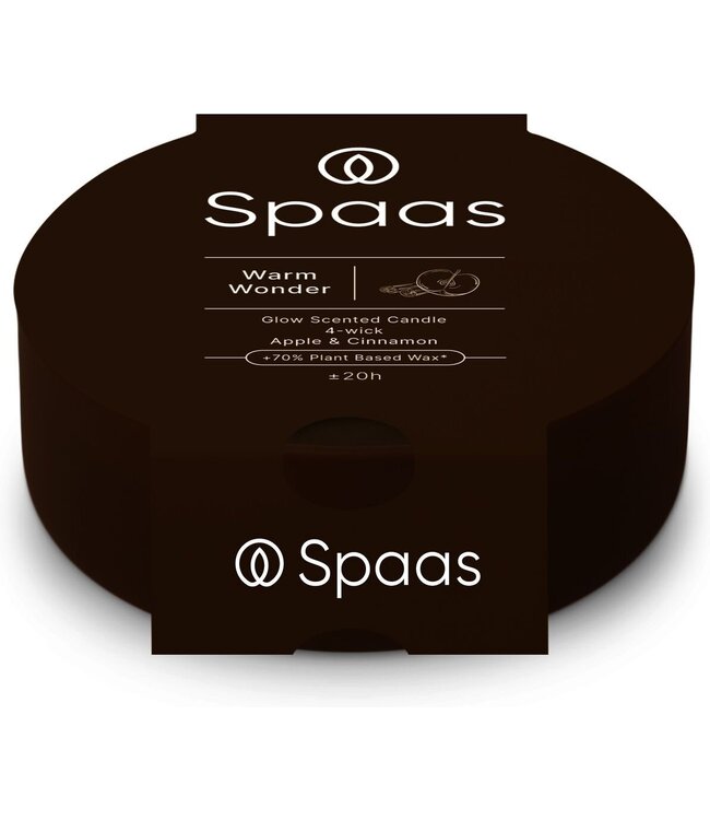 Spaas  Geurkaars in glas - 4 wiek - Warm Wonder