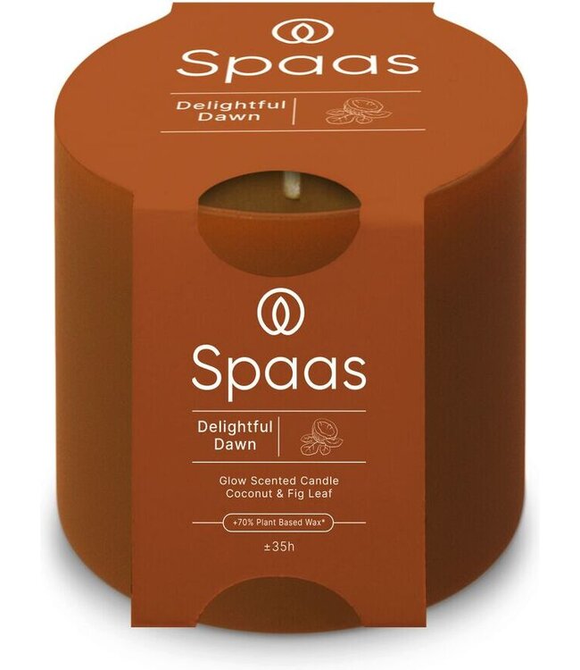 Spaas  Geurkaars in glas - Glow - Delightful Dawn