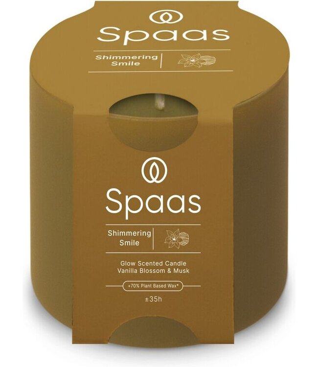 Spaas  Geurkaars in glas - Glow - Shimmering Smile