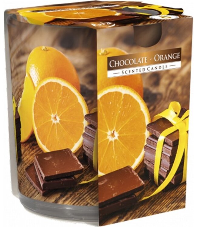Cosy & Trendy Geurkaars in glas - Chocolate/Orange