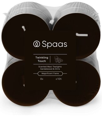 Spaas  Maxi geurtheelicht - 8 stuks - Twinkling Touch
