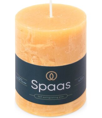 Spaas  Rustieke kaars - dia.7H9,5cm - zand