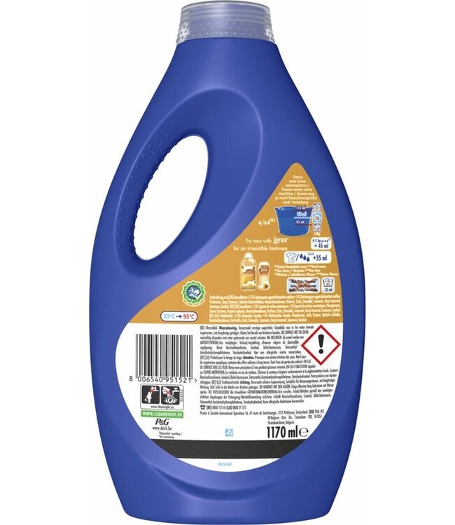 Dash Vloeibaar Wasmiddel - Amber & Orchidee - 1,17L