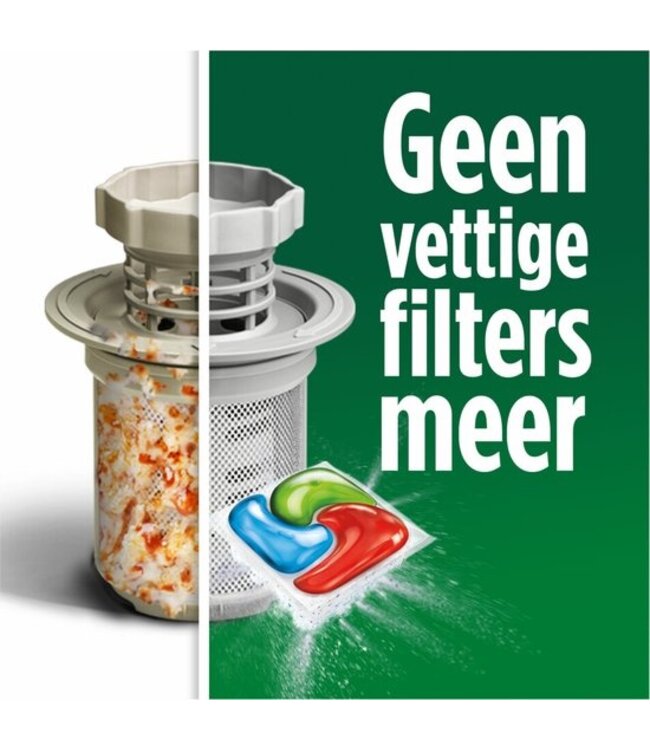 Dreft Platinum Plus All In One Vaatwastabletten - 16 stuks -  Deep Clean