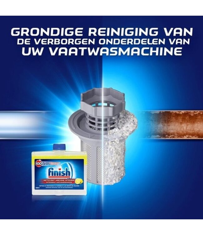 Finish Vaatwasmachinereiniger - 250ml - Citroen