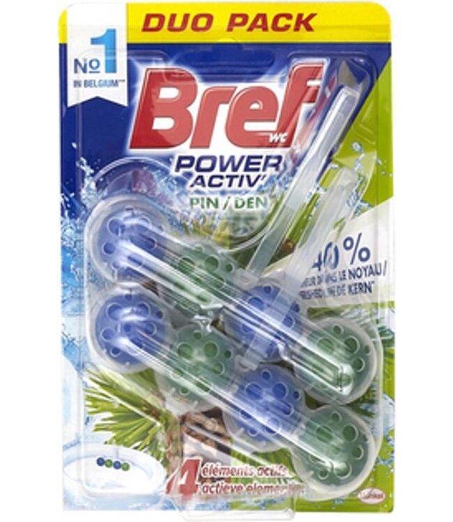 Bref Power Active - Wc blok - duo pack - Den