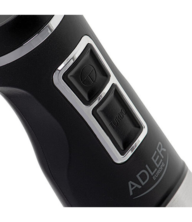 Adler Staafmixer met turbofunctie en ijscrushfunctie
