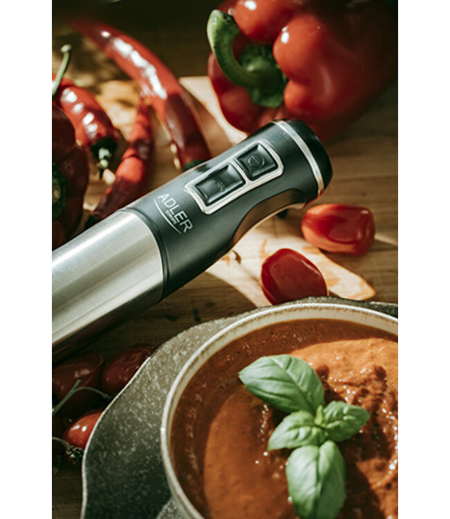 Adler Staafmixer met turbofunctie en ijscrushfunctie