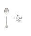 One message spoon Lepel - 15cm - P.S. I love you