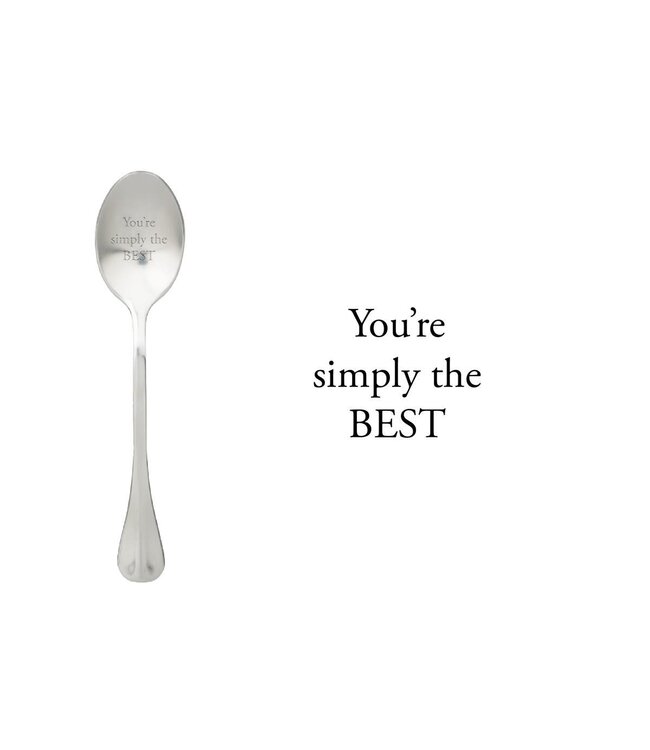 One message spoon Lepel - 15cm - You're simply the BEST