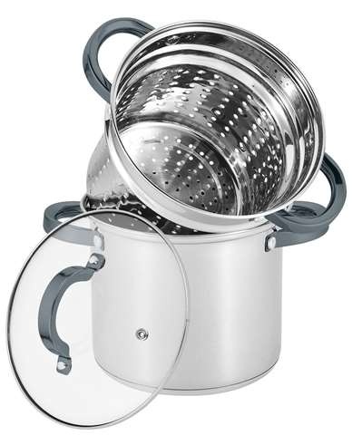 Maak koken nog makkelijker en efficiënter met onze hoogwaardige RVS kookpot, perfect voor iedere keuken!